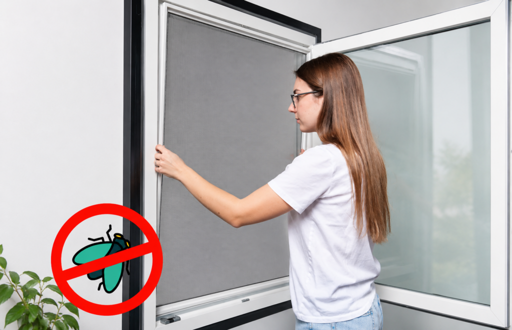 spannrahmen fliegengitter : insektenschutz : pollenschutz : nagerschutz : katzennetz plissmart® classic fs